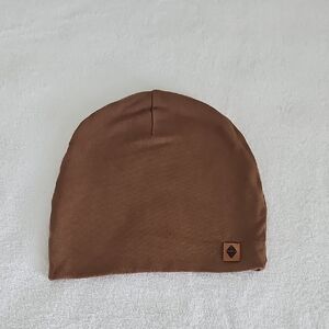 NWT Kyte BABY Jersey Adult Beanie Brown Size S/M
